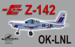 PWDT Zlín Z-142 OK-LNL (repaint) FSX / P3D