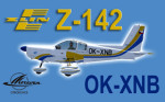 PWDT Zlín Z-142 OK-XNB (repaint) FSX / P3D