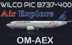 Wilco PIC 734 Classic Air Explore OM-AEX (repaint) FS2004