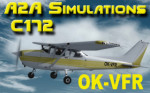 A2A Simulations C172 OK-VFR (repaint) FSX / P3Dv3