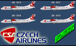 Flight 1 ATR 72-500 CSA Fleet  (repaint) FS2004