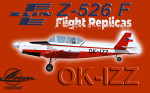 Flight Replicas Zlín Z-526F OK-IZZ (repaint) FSX