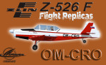Flight Replicas Zlín Z-526F OM-CRO (repaint) FSX