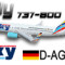 iFly B737-800 German Sky Airlines D-AGSA (repaint) FS2004