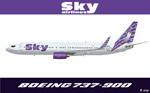 iFly B737-900 Sky Airlines TC-SKN (repaint) FS2004