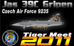 Alphasim/Jas 39C Gripen CEF 9235 (Tiger Meet 2011 repaint) FS2004 / FSX