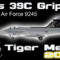 Alphasim/Jas 39C Gripen CEF 9245 (Tiger Meet 2010 repaint) FS2004 / FSX