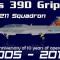 Alphasim/Jas 39D Gripen CEF 9820 (repaint) FS2004 / FSX
