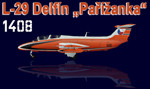 L29 Delfín ČSSR 1408 "Pařížanka" (repaint) FS2004 / FSX / P3D