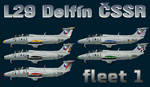 L29 Delfín ČSSR fleet v.1 (repaint) FS2004 / FSX / P3D