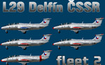 L29 Delfín ČSSR fleet v.2 (repaint) FS2004 / FSX / P3D