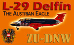 L-29 Delfín The Austrian Eagle ZU-DNW (repaint) FS2004  / FSX / P3D