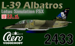 Lotus Simulation L-39ZA Albatros CEF 2433 (repaint) FSX