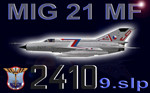 MIG-21MF CEF retro 2410 (repaint) + paintkit FSX / P3D