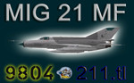 MIG-21MF CEF retro 9804 (repaint) FSX / P3D