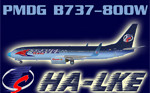 PMDG B738W Travel Service HA-LKE (repaint) FS2004