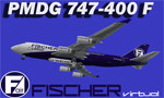 PMDG 747-400F Fischer Virtual Cargo OK-FJU (fiktivní repaint) FS2004