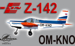 PWDT Zlín Z-142 OM-KNO (repaint) FSX
