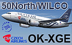 50North/Wilco B735 CSA Sky Team OK-XGE (repaint) FS2004