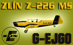 Zlín Z-226 MS G-EJGO (repaint) FS2004 / FSX