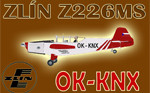 Zlín Z-226 MS OK-KNX (repaint) FS2004 / FSX