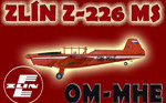 Zlín Z-226 MS OM-MHE (repaint) FS2004 / FSX