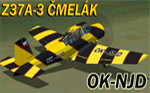 Z37A-3C Čmelák OK-NJD (repaint) FS2004 / FSX